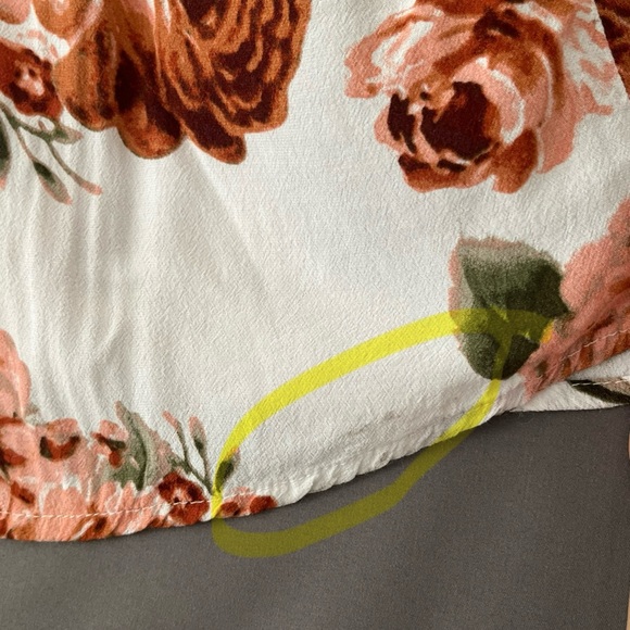 Charlotte Russe M Rose Pattern Faux Wrap Maxi Skirt Y2K - Picture 7 of 7